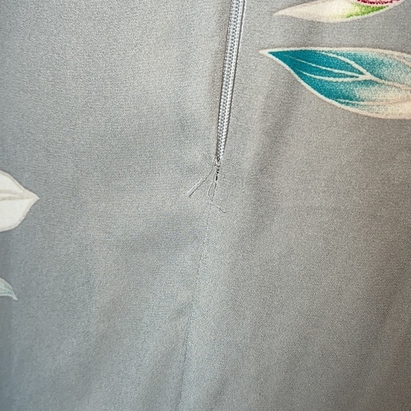 SMYM Jenn Gray Floral Maxi Dress Size M - Picture 6 of 8